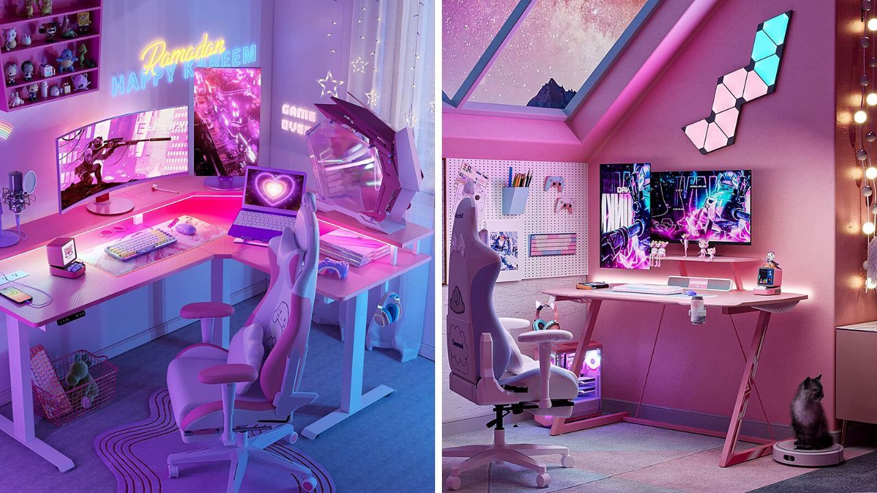 The Best Pink Gaming Desks To Make Your Setup Pop In